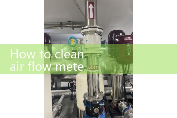How to clean an air flow meter