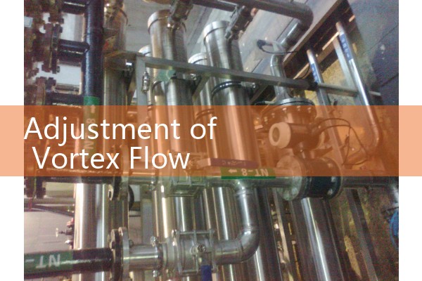Vortex flowmeter adjustment