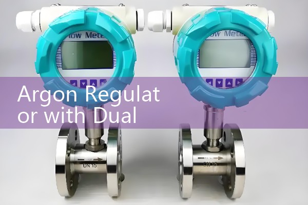 Argon Regulator with Dual Flow Meter: Two-Sided Custom Welder Cylinder Assemblies