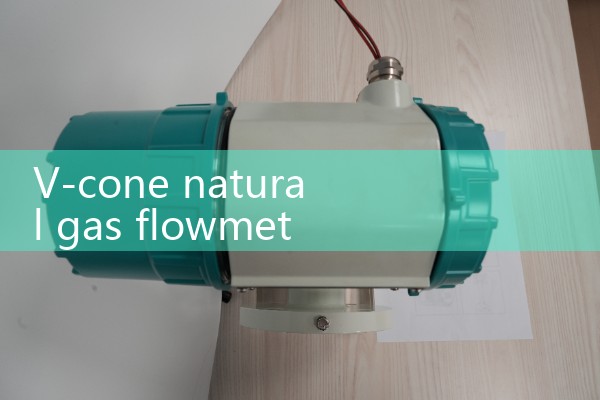 V-shaped cone natural gas flowmeter