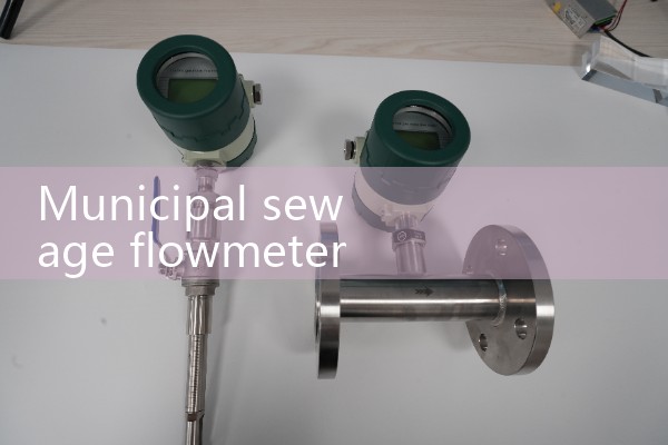Municipal sewage flow meter